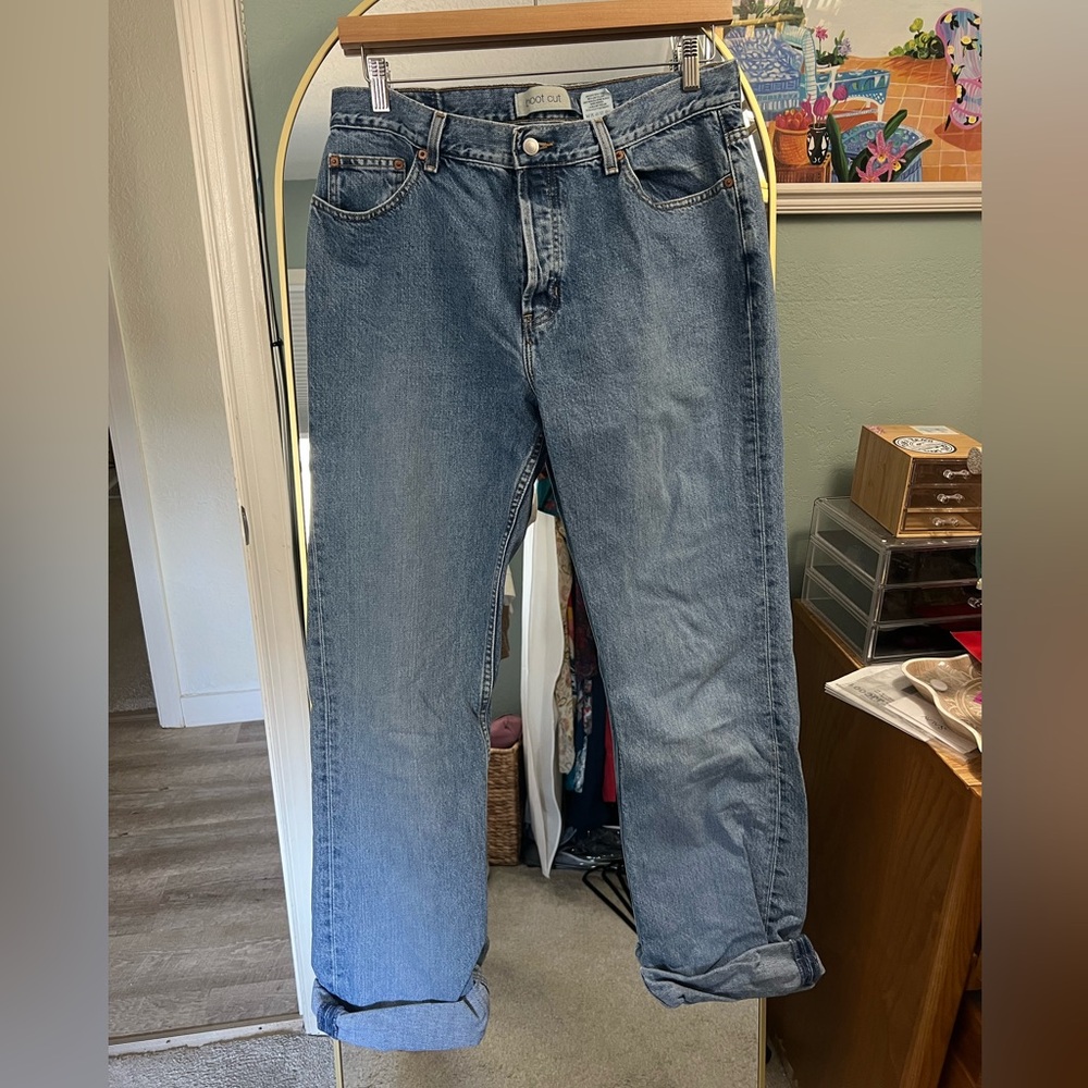 GAP Women's Straight Leg Jeans - Light Blue